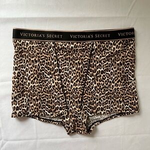 Victorias Secret Logo Cotton High-Waist Boyshort Panty Medium
